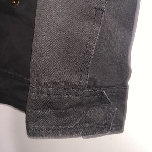 Wenven Black Hooded Jacket M Womens Casual Outerwear 100% Cotton - Picture 9 of 12